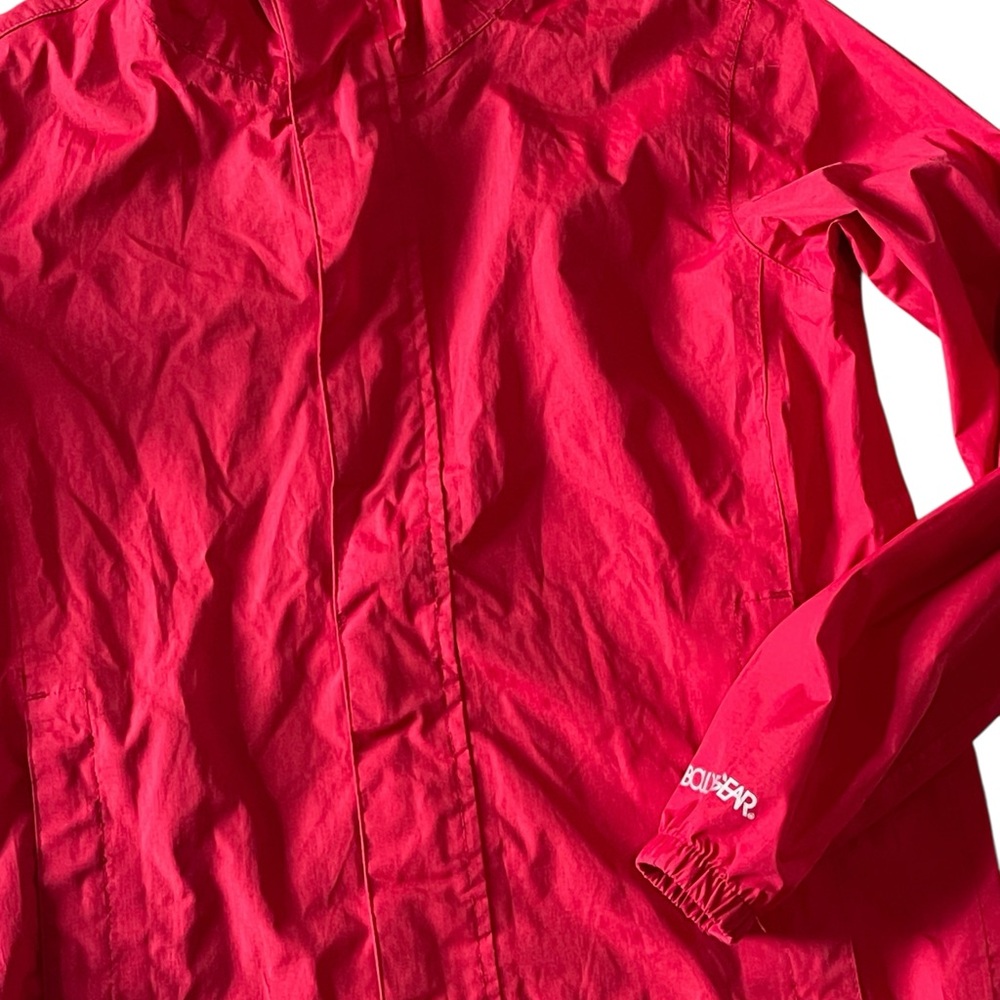 Kids Boulder Gear Packable Red Stratus Rain Jacket size Small - Picture 2 of 6